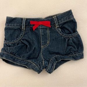 Gymboree Polka Dot Ladybug Denim Shorts